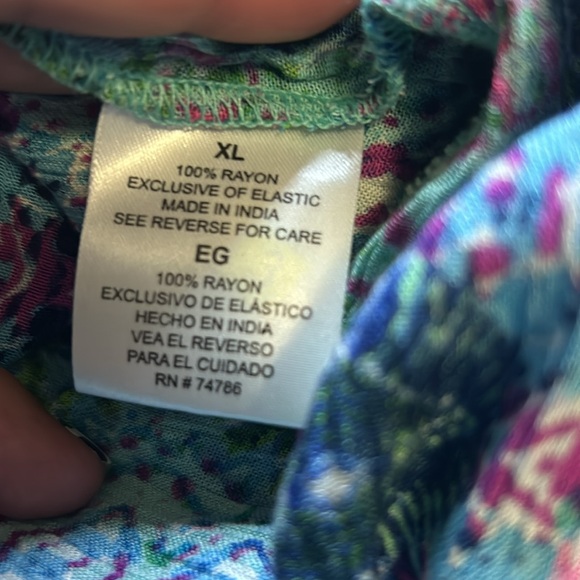 Bila Womens Maxi Skirt Sz Xl Handkerchief Hem Boho Hippie Beach Festival Fairy - Picture 6 of 6